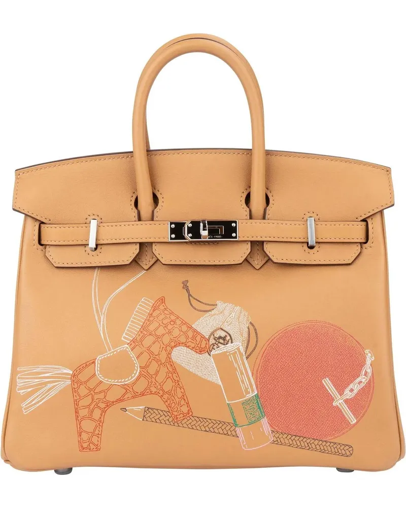 Hermès Crossbody Bags Hermes Biscuit Swift Leather Limited In And Out Bi braun Braun