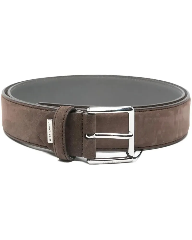 Corneliani Gürtel belt bruin daim braun Braun