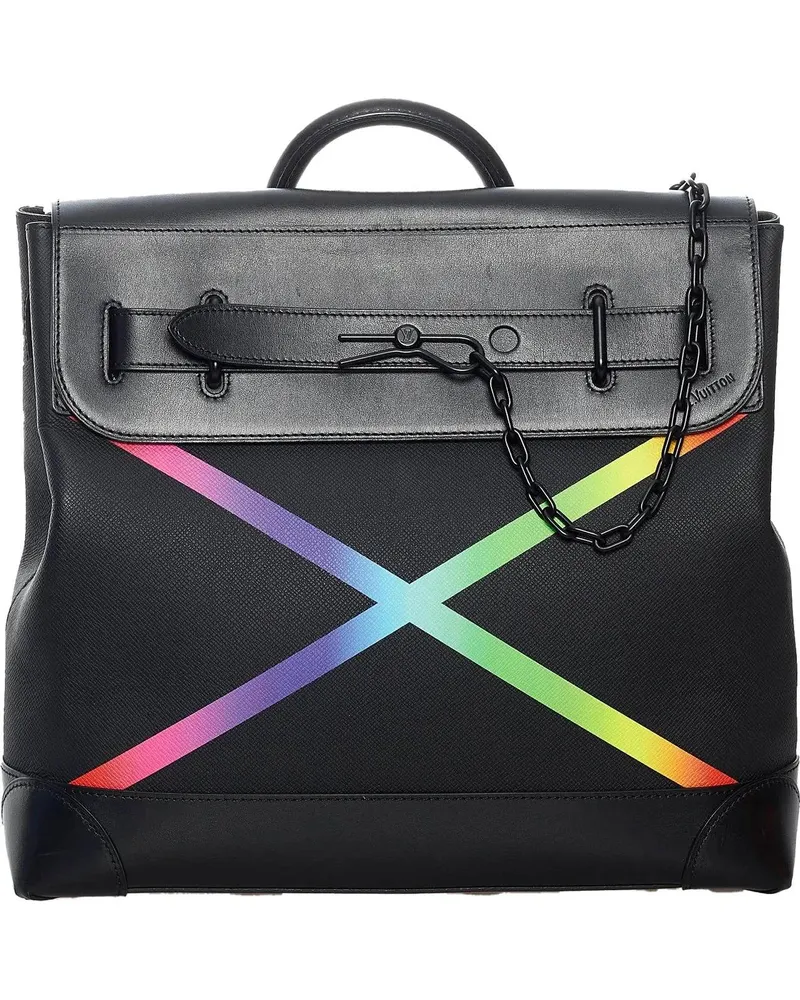 Louis Vuitton Rucksäcke Taiga Rainbow Steamer PM schwarz Schwarz