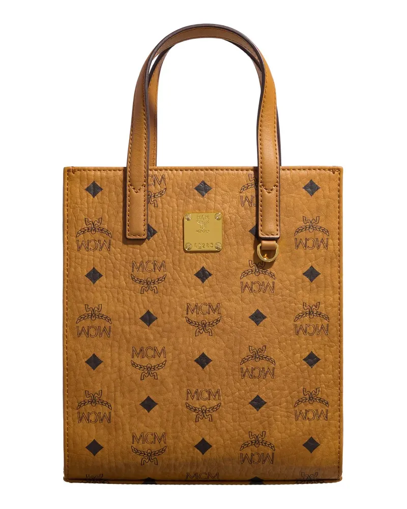 MCM Shopper & Totes Aren Vi Tote Mni Co, One Size cognacbraun Cognacbraun