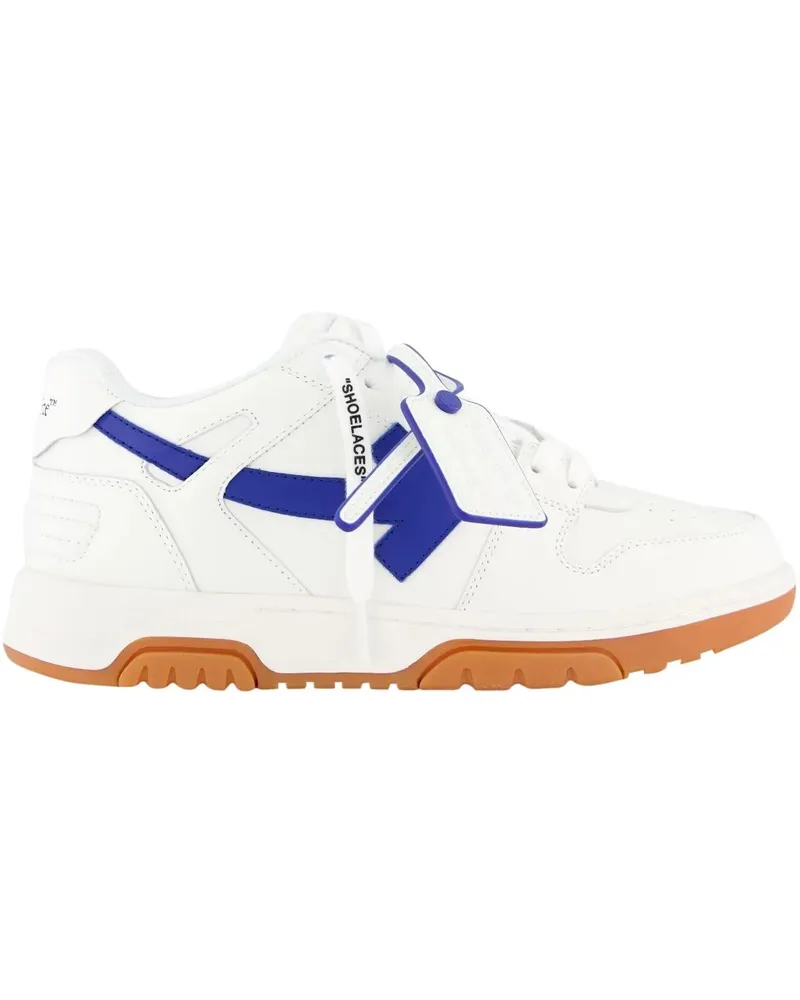 OFF-WHITE Low-Top Sneaker Heren Out Of Office Sneaker Blauw/Wi blau Blau