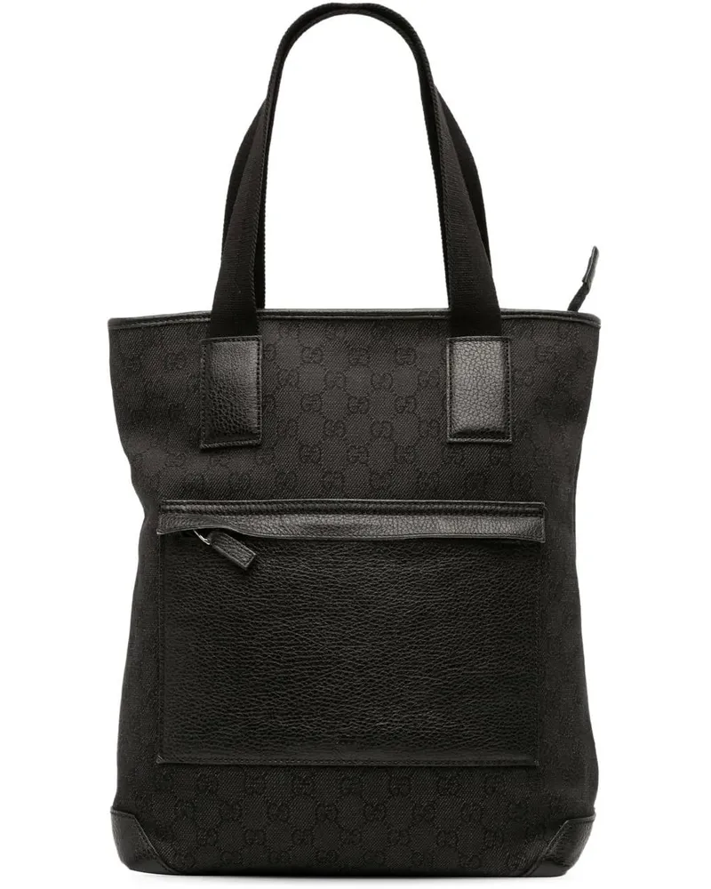 Gucci Shopper GG Denim Tote grau Grau
