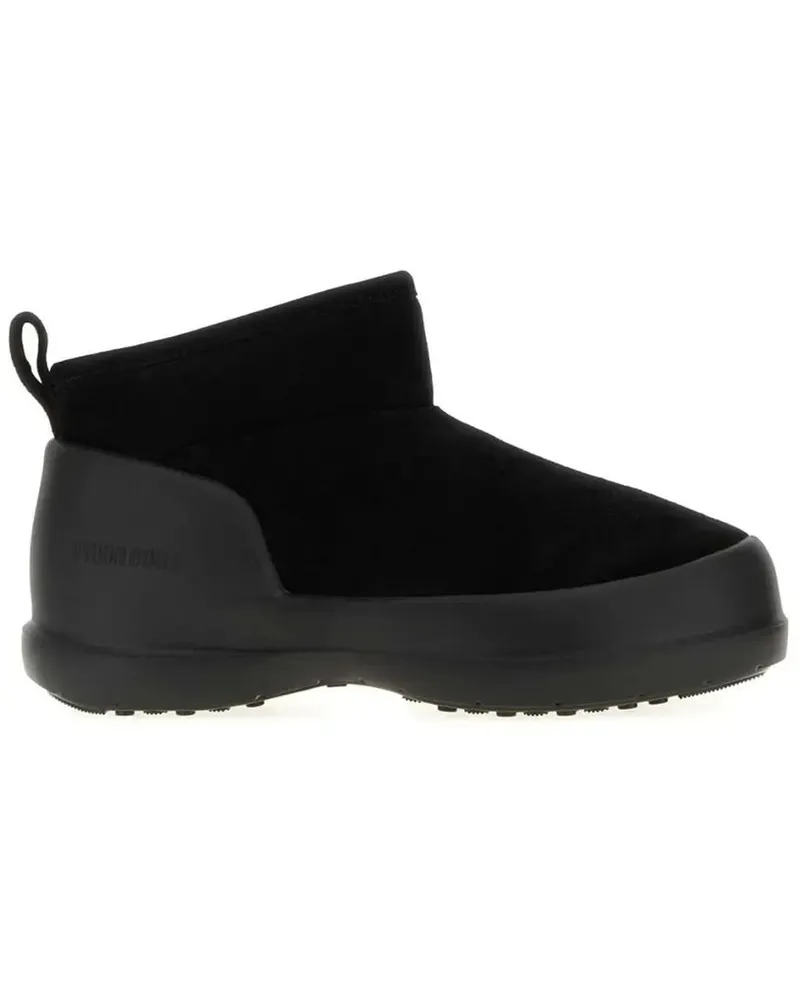 Moon Boot Stiefel MB MEZZALUNA LOW BOOT SUEDE BLACK schwarz Schwarz