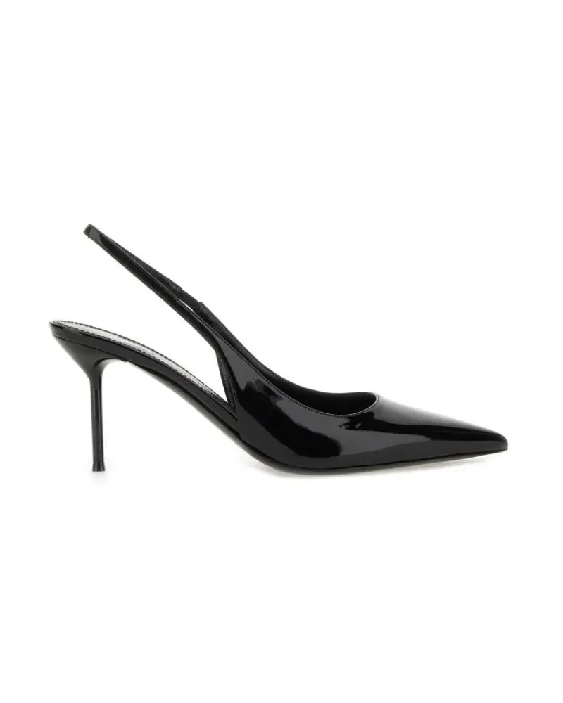 Paris Texas Hohe Schuhe "Lidia" Slingback schwarz Schwarz