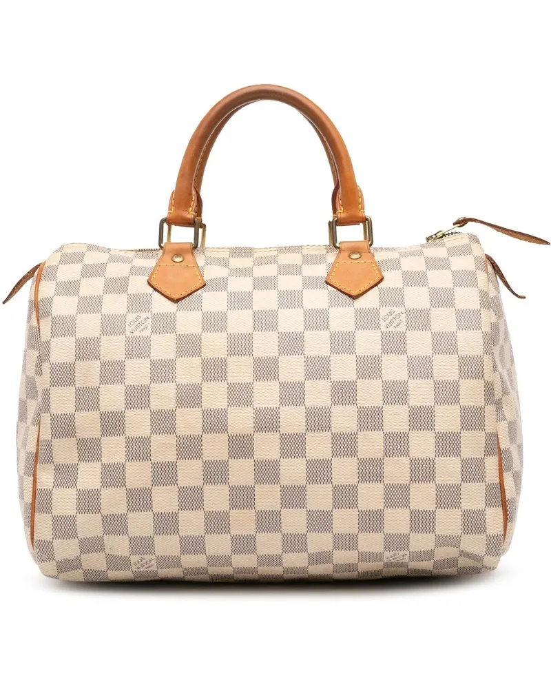Louis Vuitton Crossbody Bags Damier Azur Speedy 30 weiß Weiß