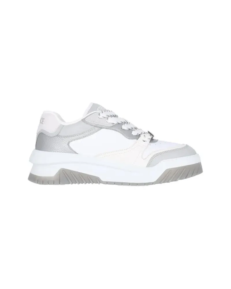 Versace Low-Top Sneaker White Leather 'Odissea' Low-Top Sneakers – White weiß Weiß