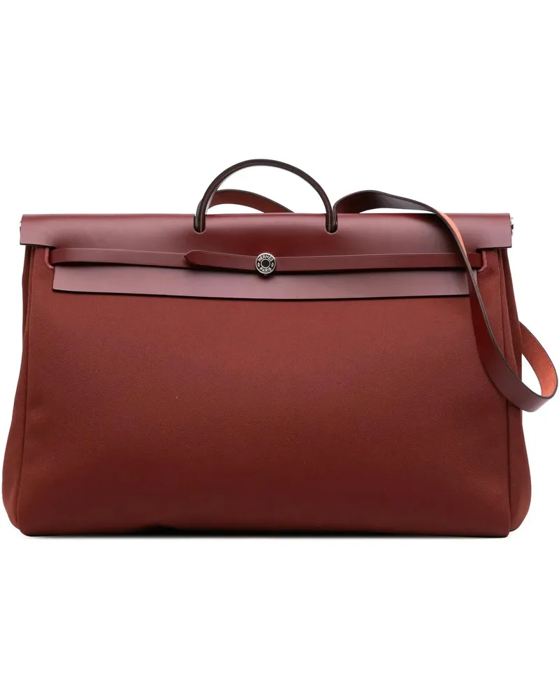 Hermès Hobo Bags 2020 Toile Militaire Vache Hunter Herbag Zip 31 rot Rot