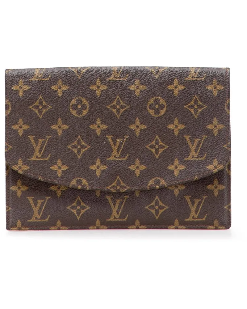 Louis Vuitton Clutches Monogram Pochette Rabat 23 braun Braun