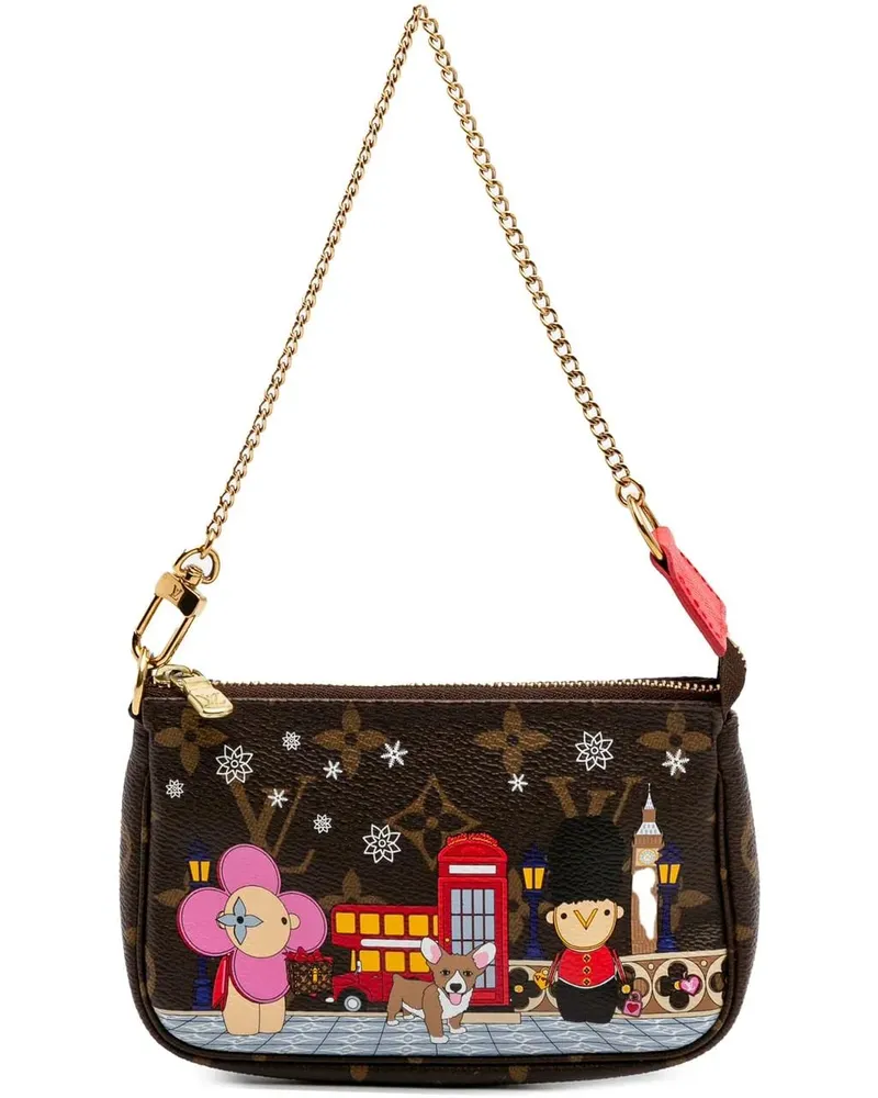 Louis Vuitton Crossbody Bags Monogram Vivienne in London Mini Pochette Accessoi braun Braun