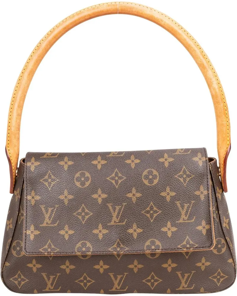 Louis Vuitton Crossbody Bags  Canvas Monogram Looping PM Handbag braun Braun