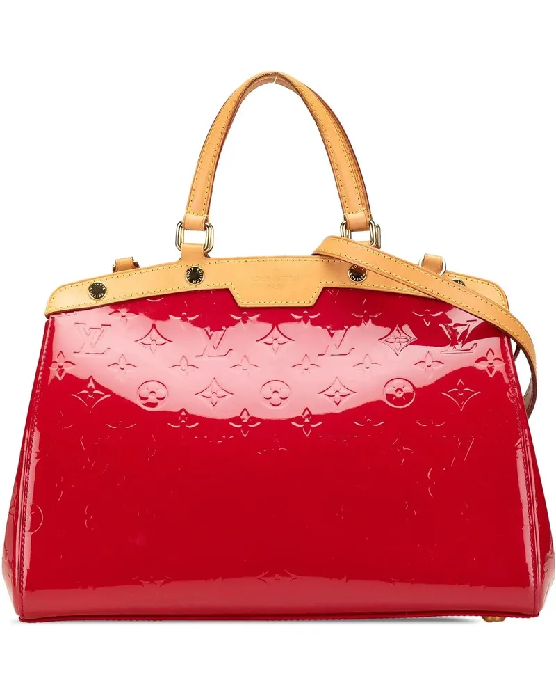 Louis Vuitton Hobo Bags Monogram Vernis Brea MM rot Rot