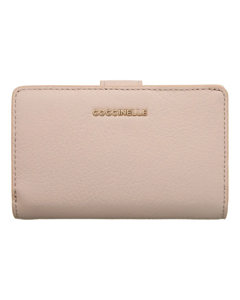Coccinelle Portemonnaie Metallic Soft beige Beige