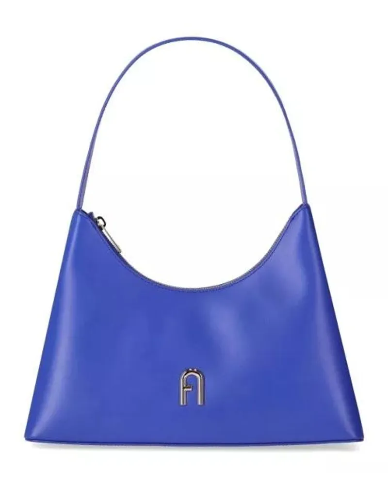 Furla Shopper Diamante S Cobalt Blue Shoulder Bag Blau