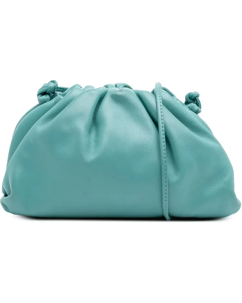 Bottega Veneta Hobo Bags Lambskin The Mini Pouch Crossbody blau Blau