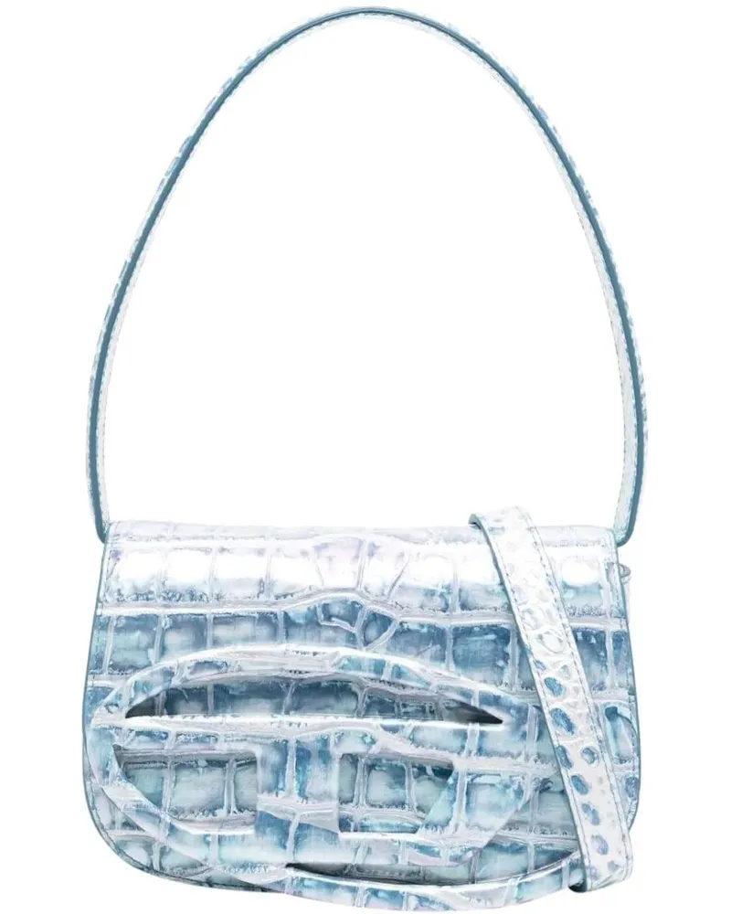 Diesel Hobo Bags 1Dr Shoulder Bag - Leather - Blue blau Blau