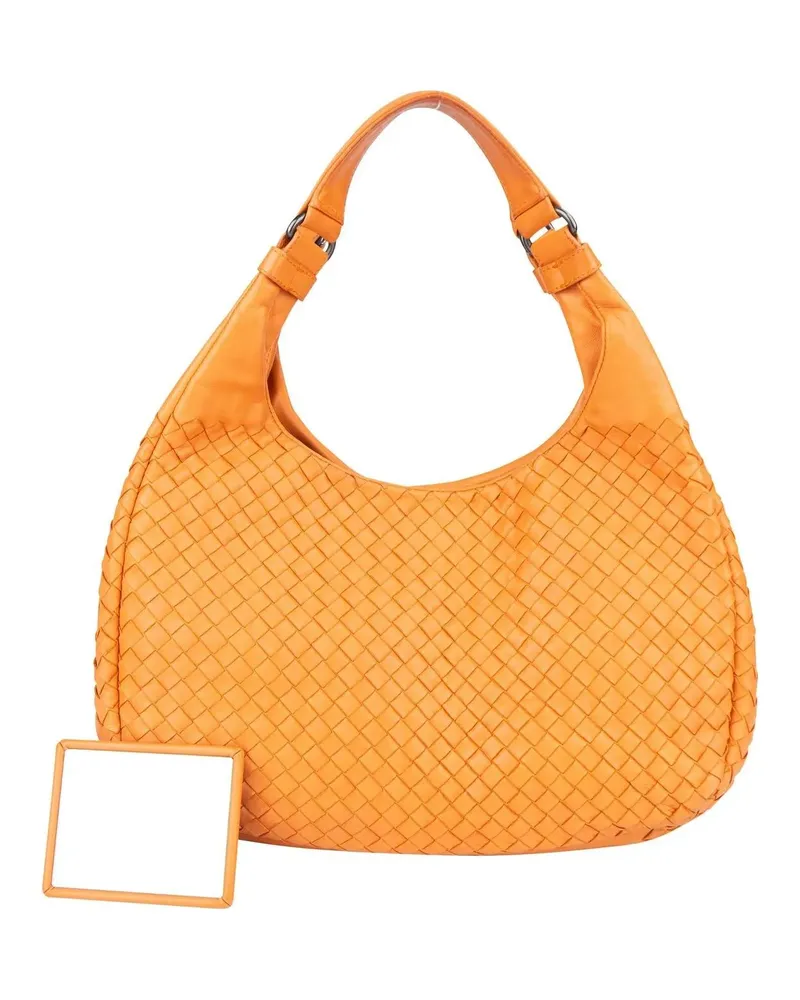 Bottega Veneta Crossbody Bags  Orange Leather Intrecciato Handbag orange Orange