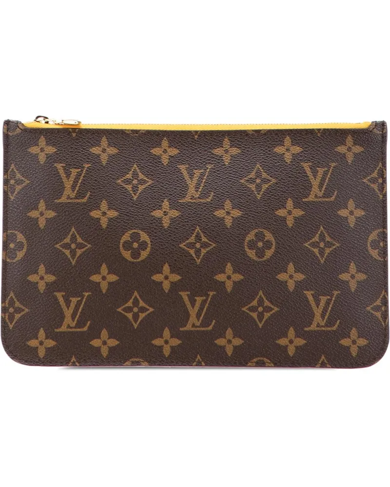 Louis Vuitton Kosmetiktaschen Monogram Neverfull Pouch braun Braun