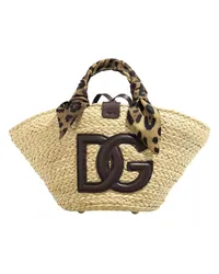 Dolce & Gabbana Tote Shopper Kendra Small Bag Beige