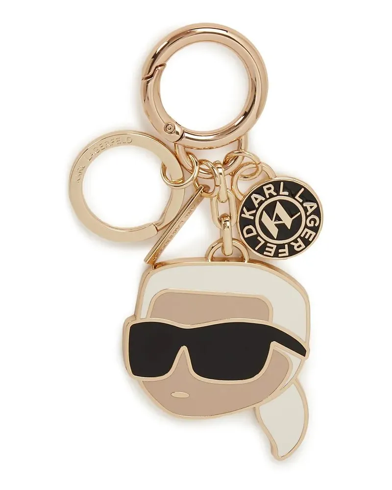 Karl Lagerfeld Schlüssel- & Taschenanhänger IKON KARL SCHLÜSSELANHÄNGER gold Gold