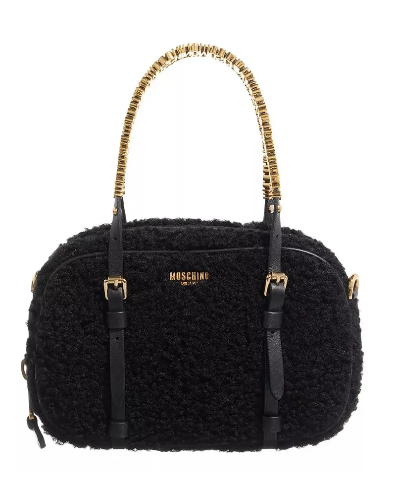 Moschino Crossbody Bags Soft Mini Lettering schwarz Schwarz