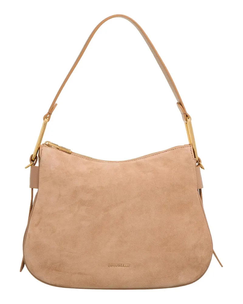 Coccinelle Hobo Bags  Magie Suede Bim beige Beige