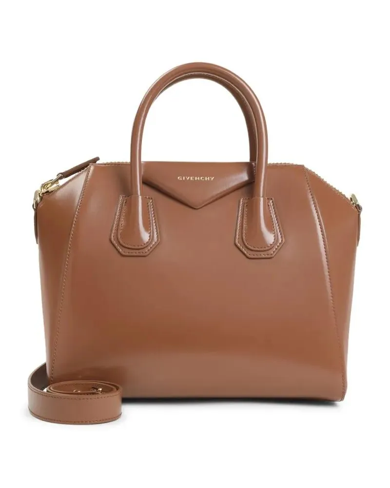 Givenchy Shopper & Totes Trapezoidal Brown Calf Leather Handbag braun Braun