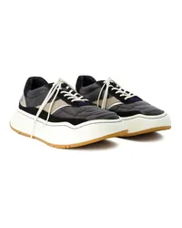 Adererror Sneakers Log; Baus Sneakers - Leather - Black Schwarz