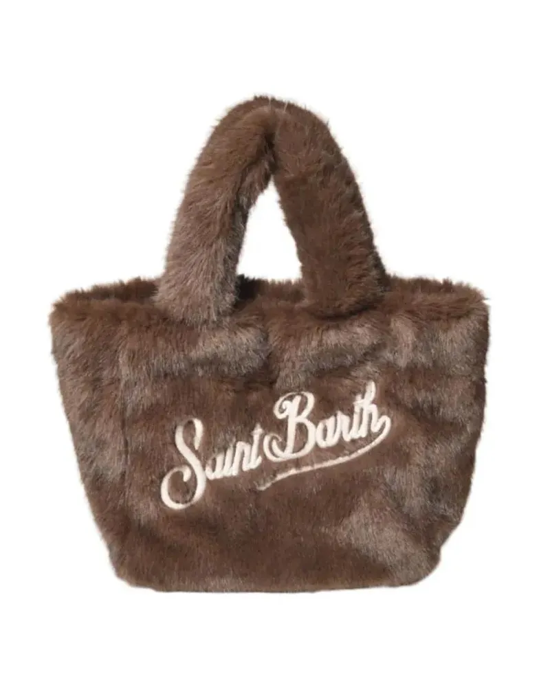 MC2 Saint Barth Crossbody Bags Structured Brown Handbag With Classic Design grau Grau