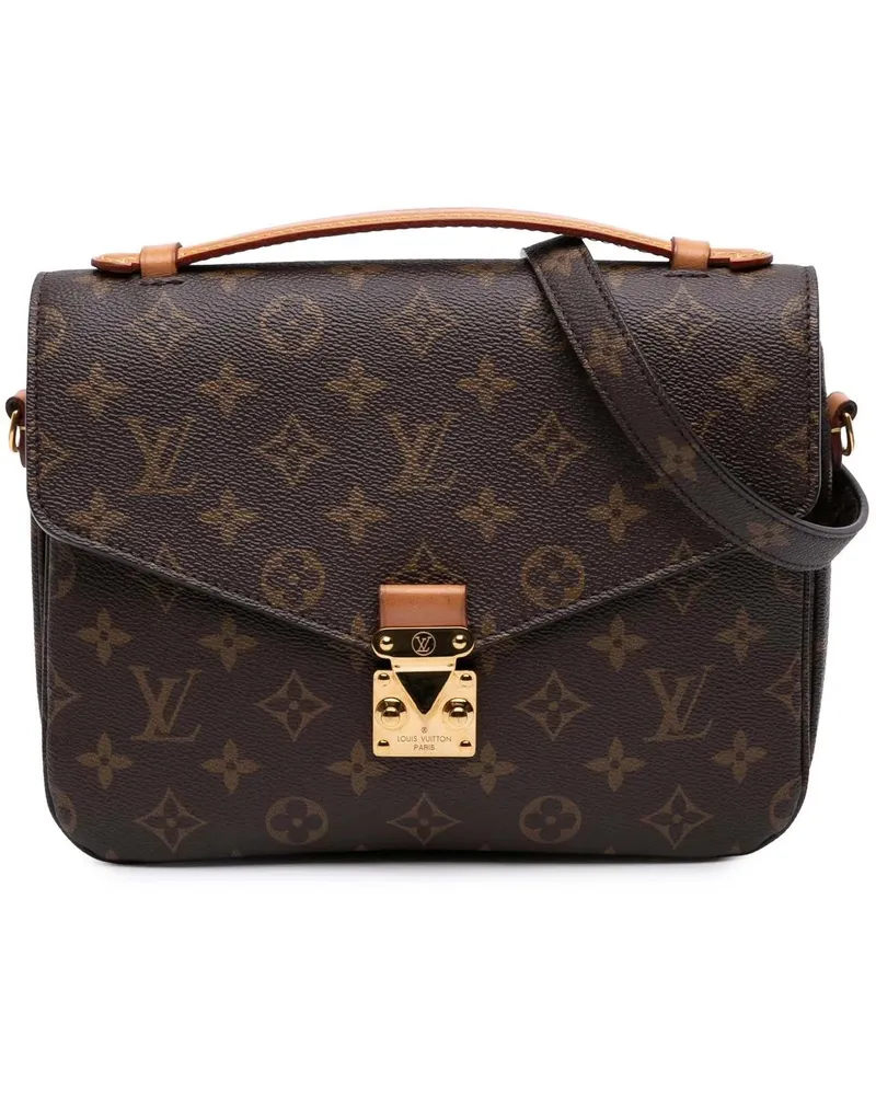 Louis Vuitton Hobo Bags 2020 Monogram Pochette Metis braun Braun