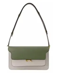 Marni Shopper Trunk Ew Crossbody - Multi - Leather Grau