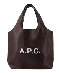 A.P.C. Tote Ninon Tote Bag - Synthetic Leather - Blackberry Rot