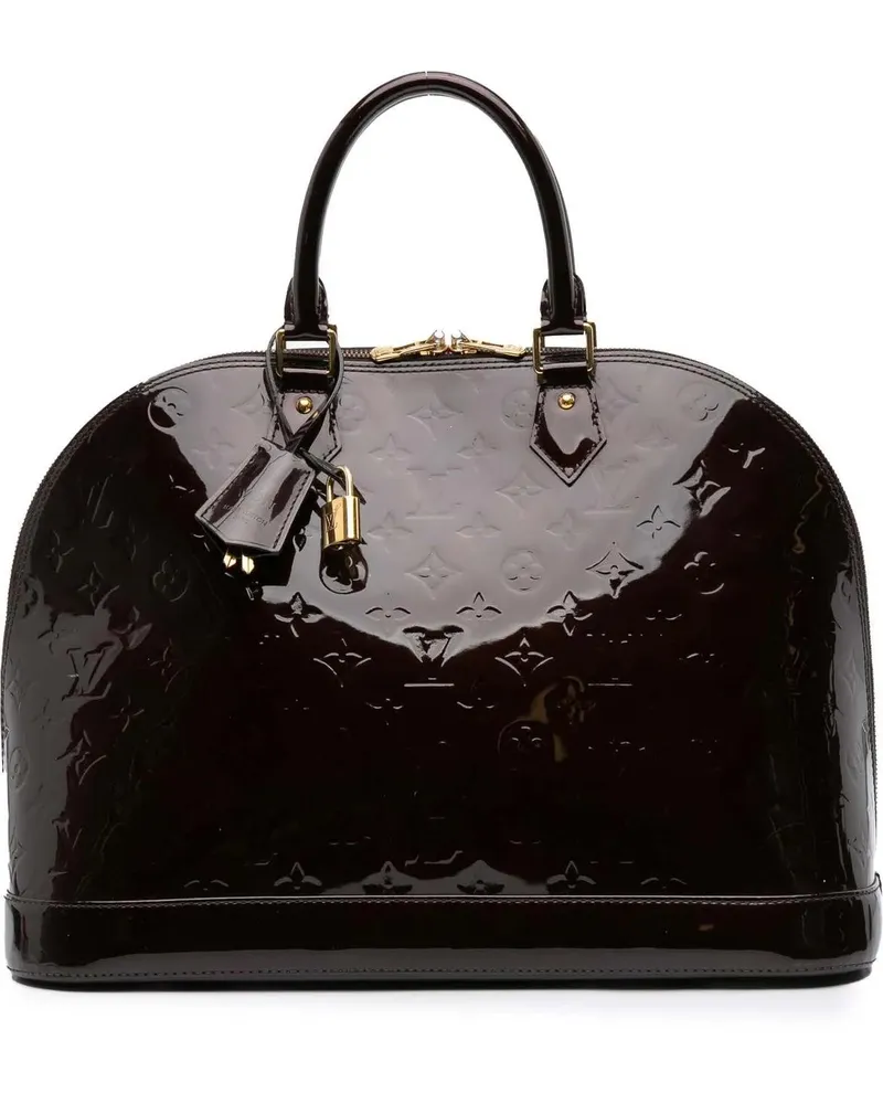 Louis Vuitton Crossbody Bags 2013 Monogram Vernis Alma GM lila Lila