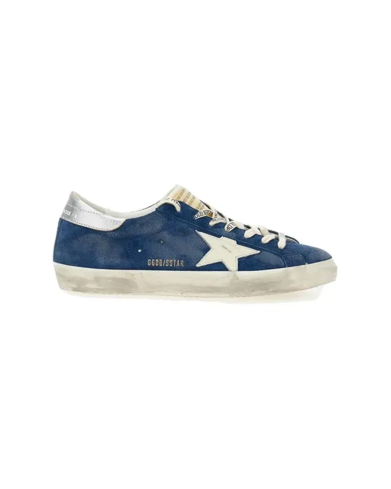 Golden Goose Low-Top Sneaker Super Star Sneakers blau Blau