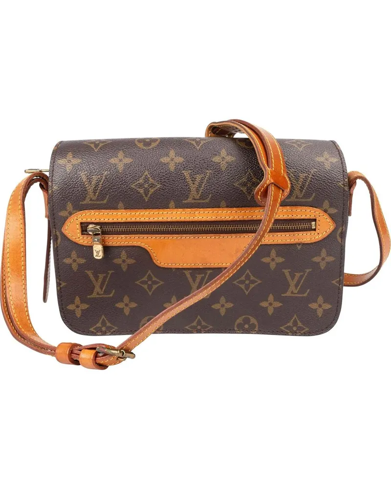 Louis Vuitton Crossbody Bags  Canvas Monogram Saint Germain PM Cro braun Braun
