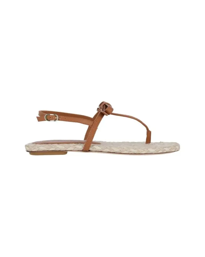 Stuart Weitzman Sandalen "Felicity" Espadrille Sandals - Brown braun Braun