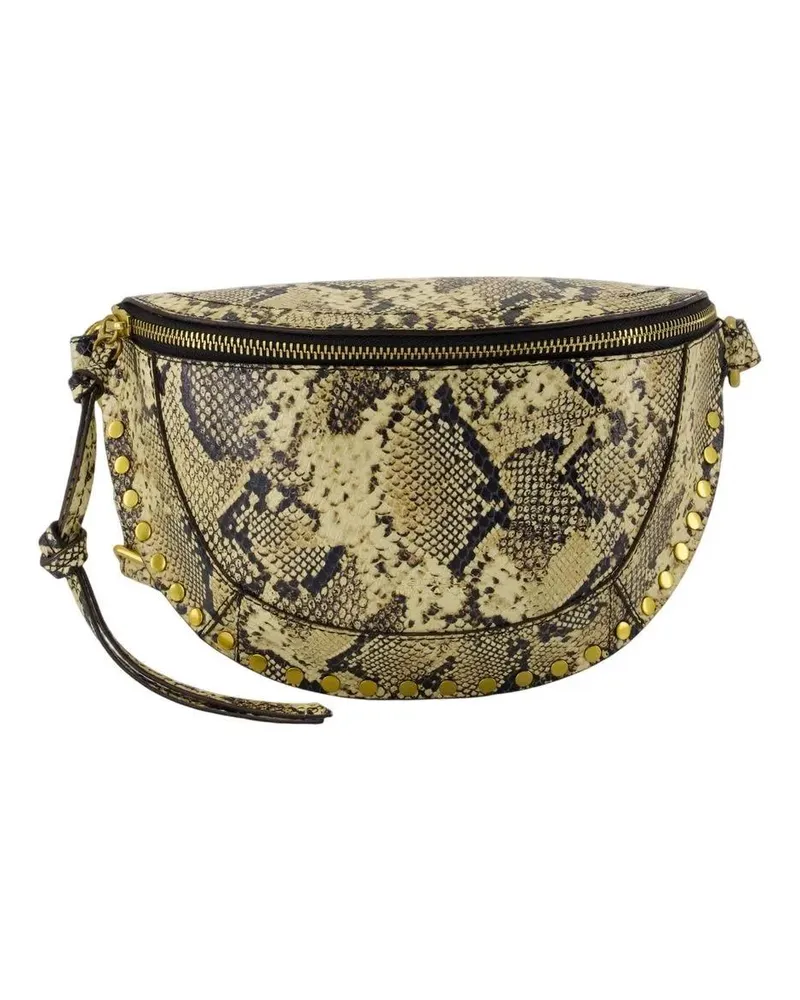 Isabel Marant Bauchtaschen Skano Gb Belt Bag - Leather - Beige beige Beige
