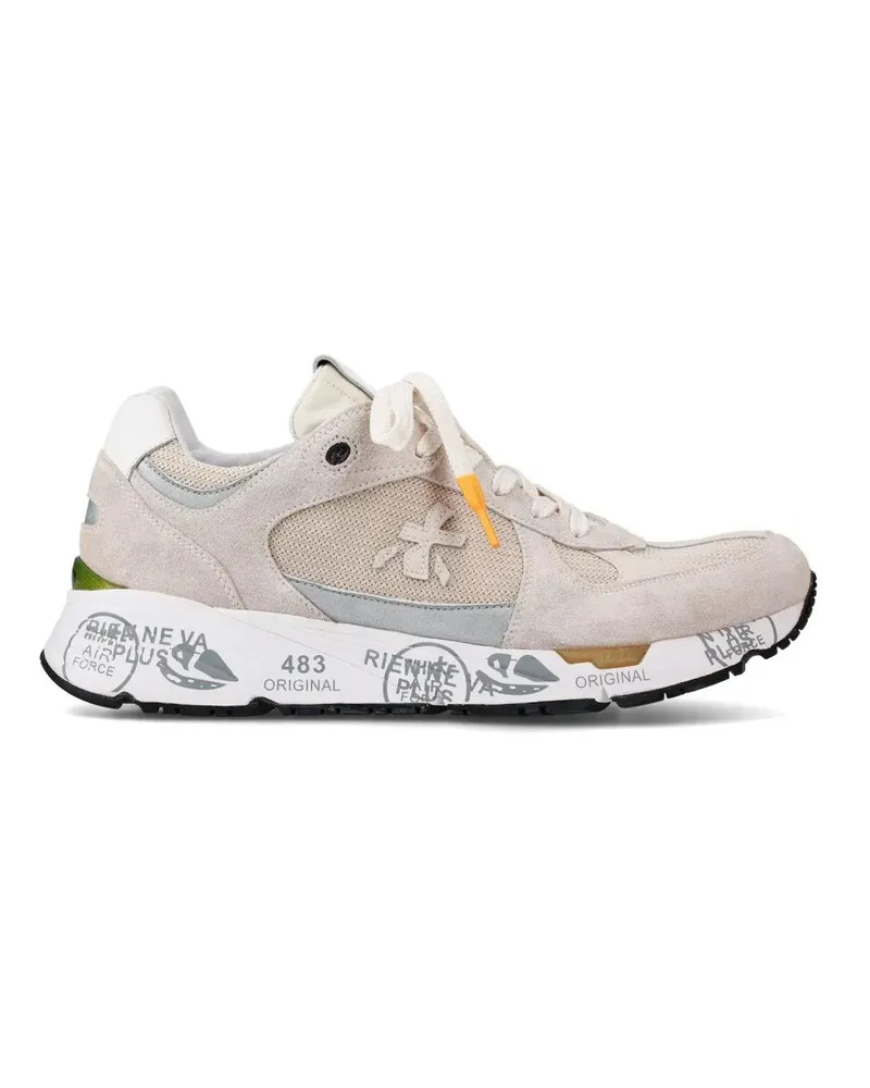 Premiata Low-Top Sneaker Mase Sneakers In Light Beige Suede And Technical F beige Beige