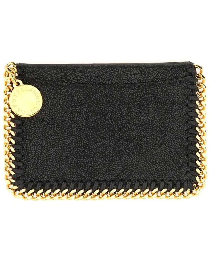 Stella McCartney Portemonnaie "Falabella" Card Holder schwarz Schwarz