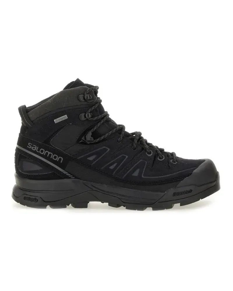 Salomon Low-Top Sneaker "X-Alp Mid Leather Gore-Tex" Sneaker schwarz Schwarz