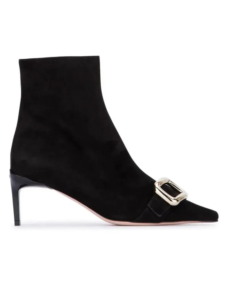 Roger Vivier Stiefel Refined High Heel Pumps With Pointed Toe Design schwarz Schwarz