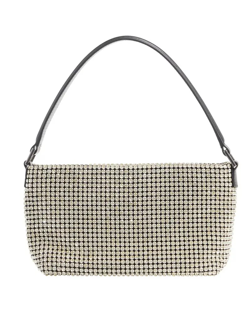 Self-Portrait Pochettes Diamante Small Hobo Bag champagnerfarben 