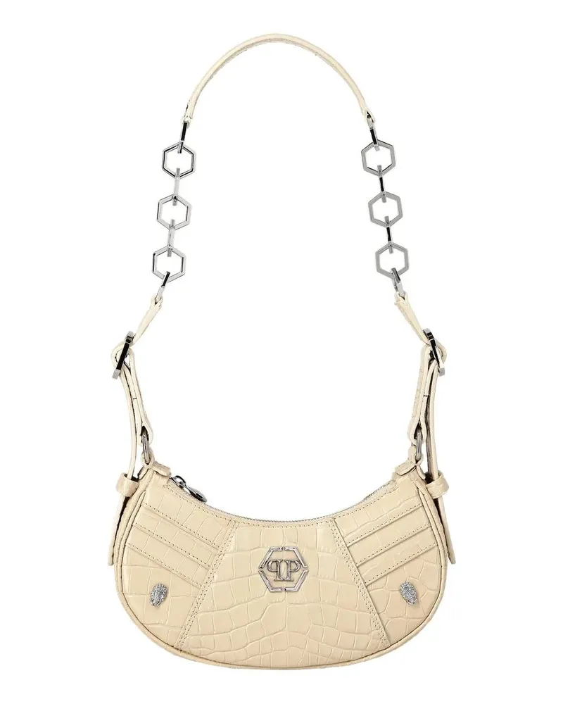 Philipp Plein Crossbody Bags Half-Moon Bag Cocco beige Beige