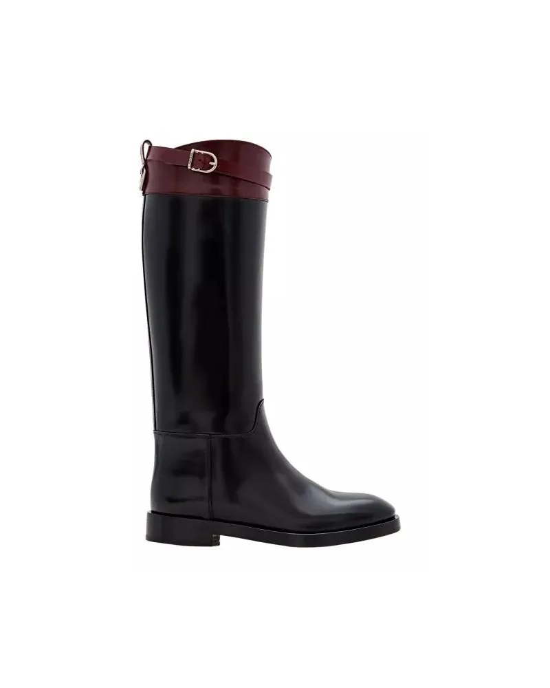 Durazzi Milano Stiefel Riding Boots schwarz Schwarz