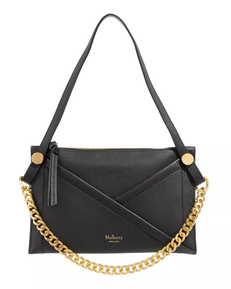 Mulberry Pochettes Medium Zipped Pouch schwarz Schwarz