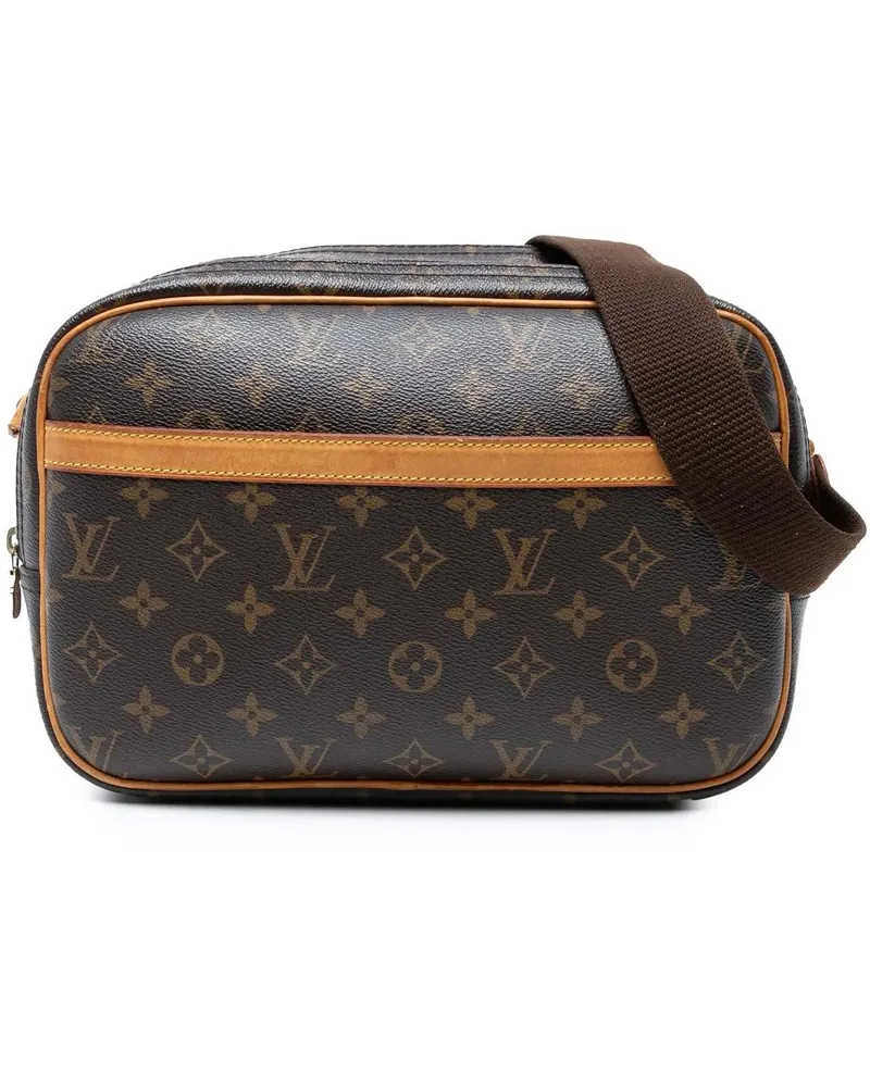 Louis Vuitton Hobo Bags Monogram Reporter PM braun Braun