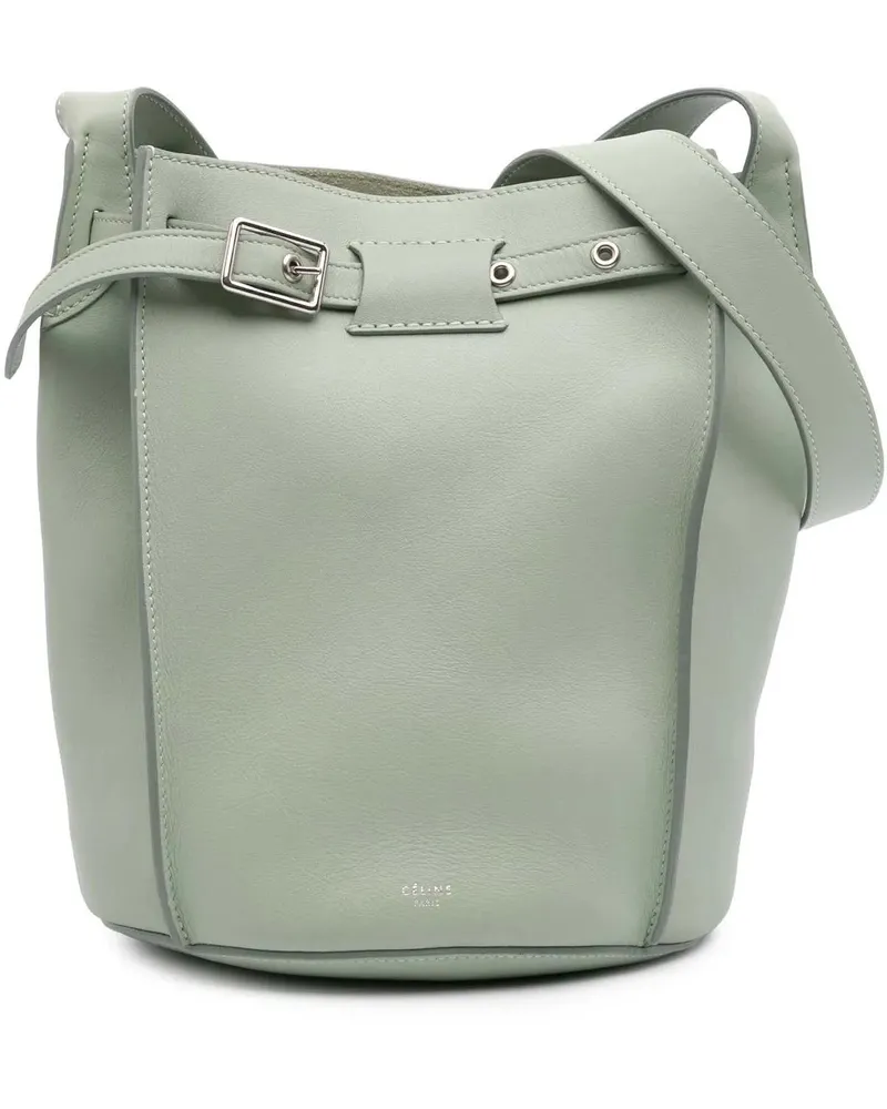 Celine Hobo Bags Leather Big Bag Bucket Crossbody grün Grün
