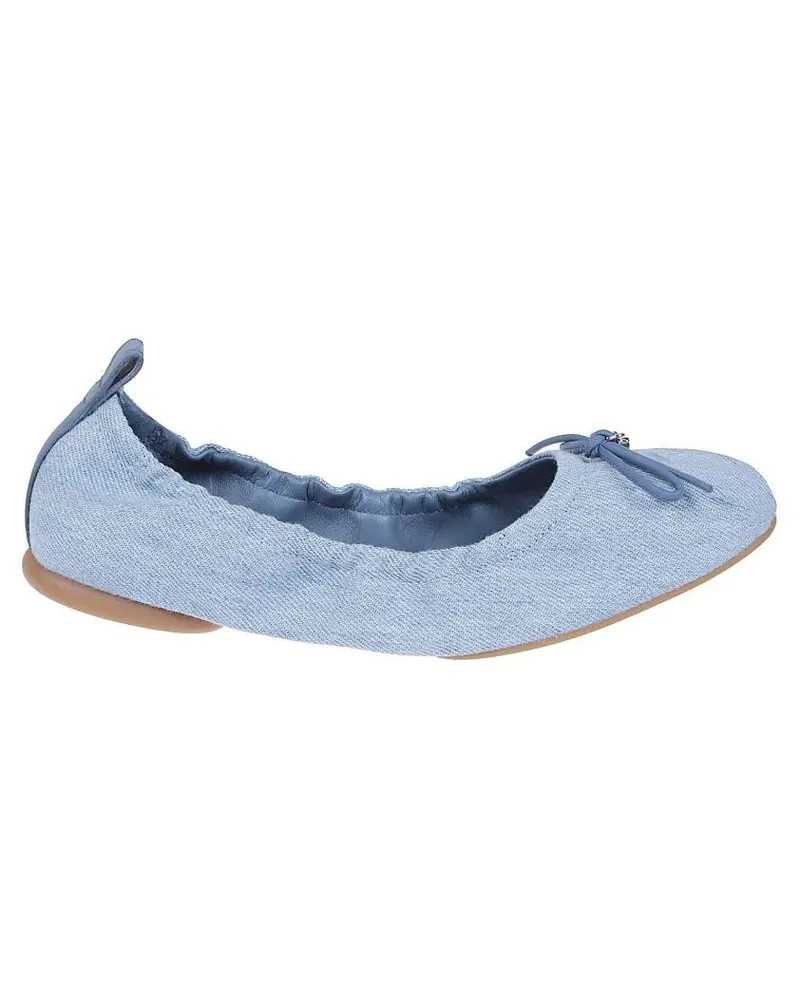 Hogan H684 Cotton Ballet Flats blau Blau