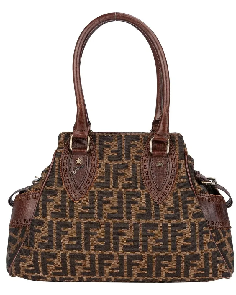 Fendi Crossbody Bags  FF Monogram Piccola Handbag braun Braun