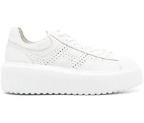 Low-Top Sneaker Flat Shoes C Bianco weiß