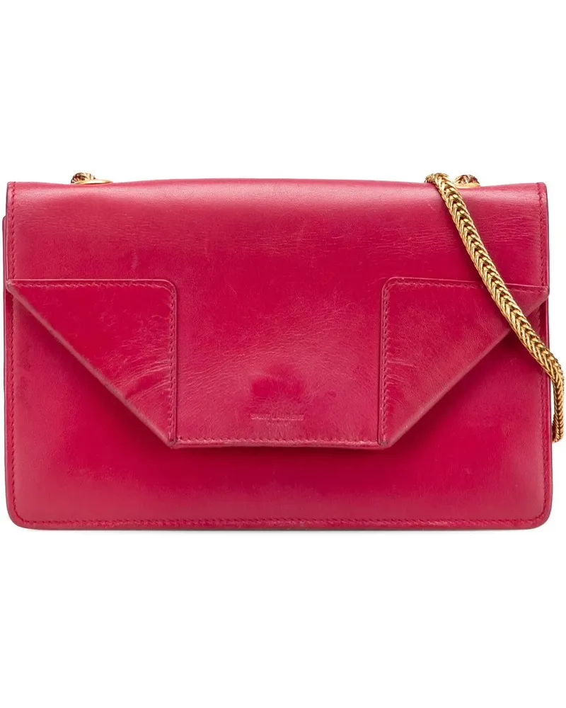 Saint Laurent Hobo Bags Small Leather Betty Crossbody rot Rot